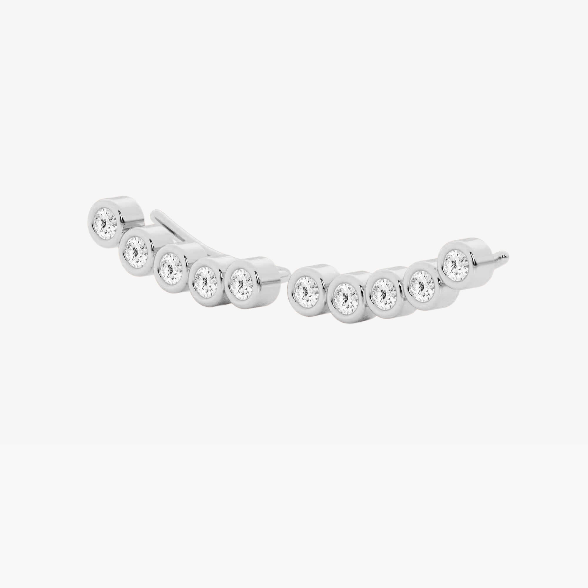 Round Diamond Fashion Earrings