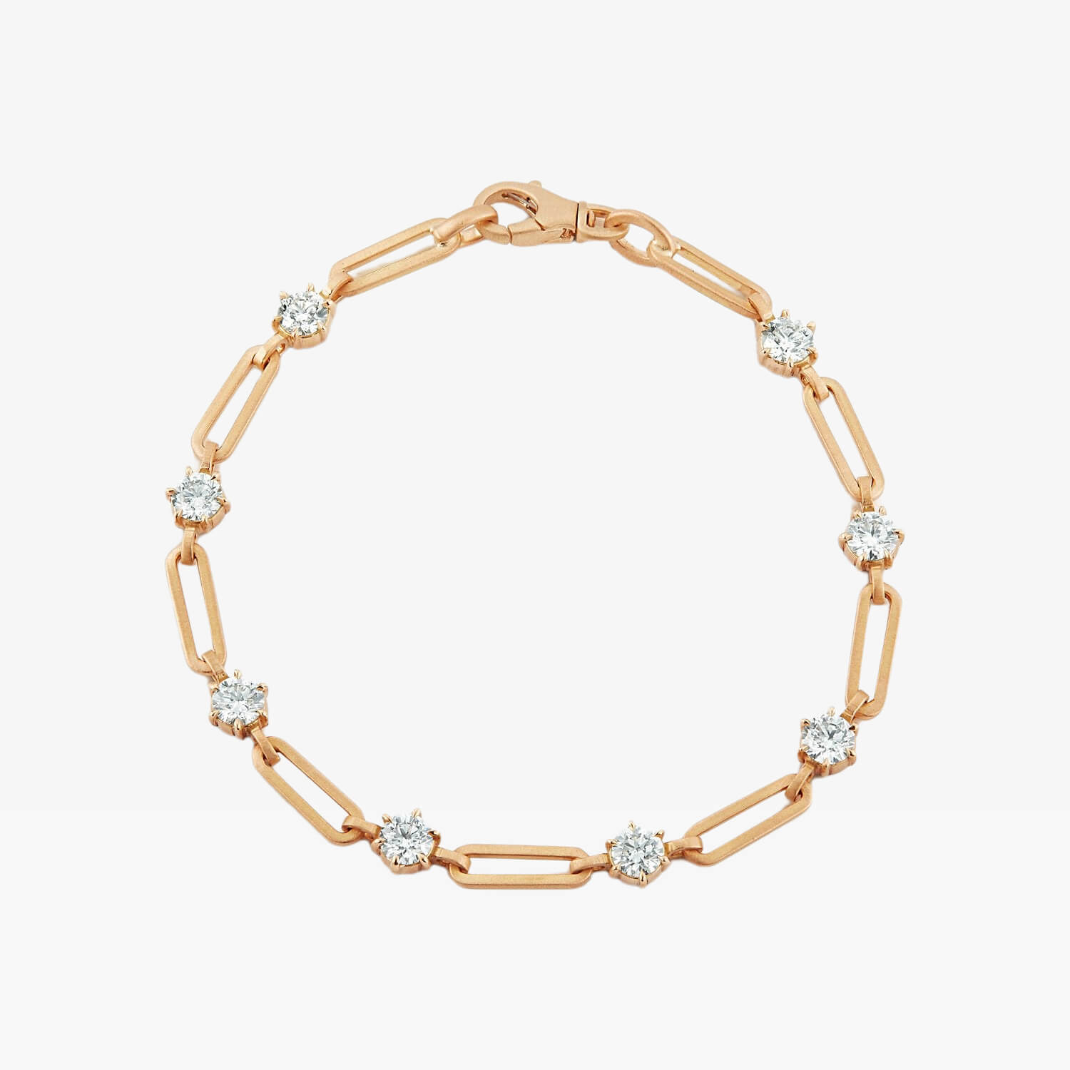 Phoebe Link Chain Diamond Bracelet