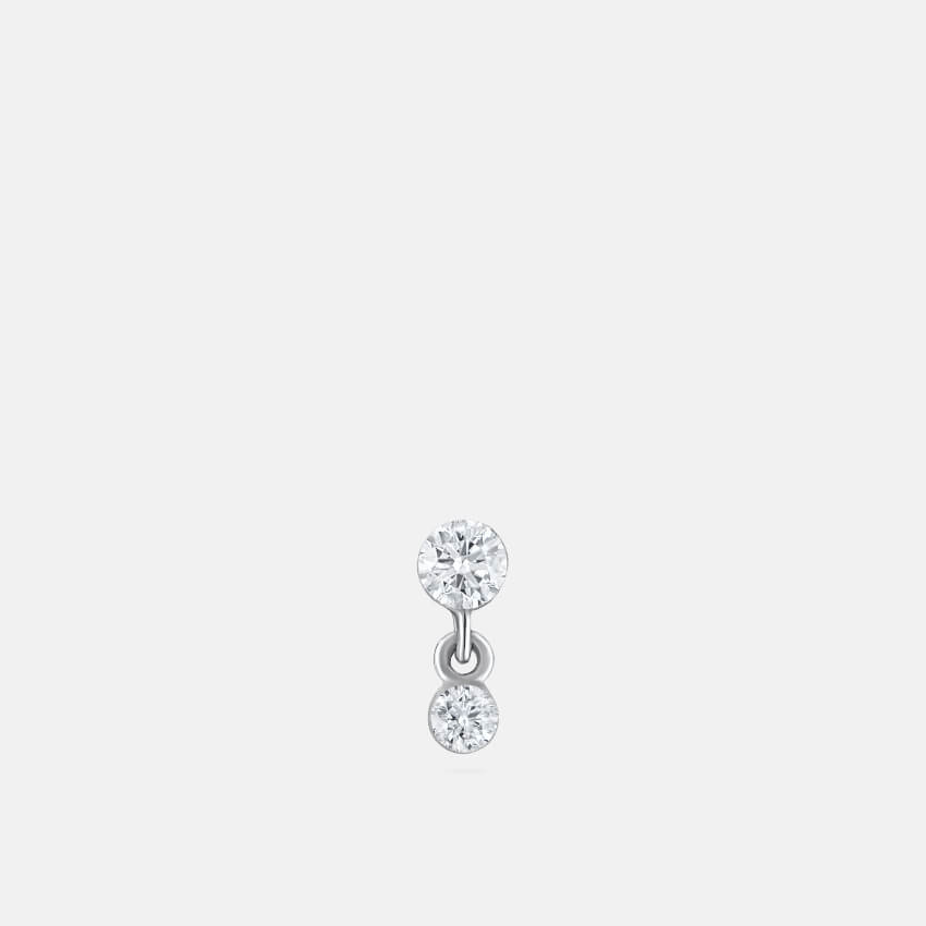 Set Diamond Dangle Studs Earrings
