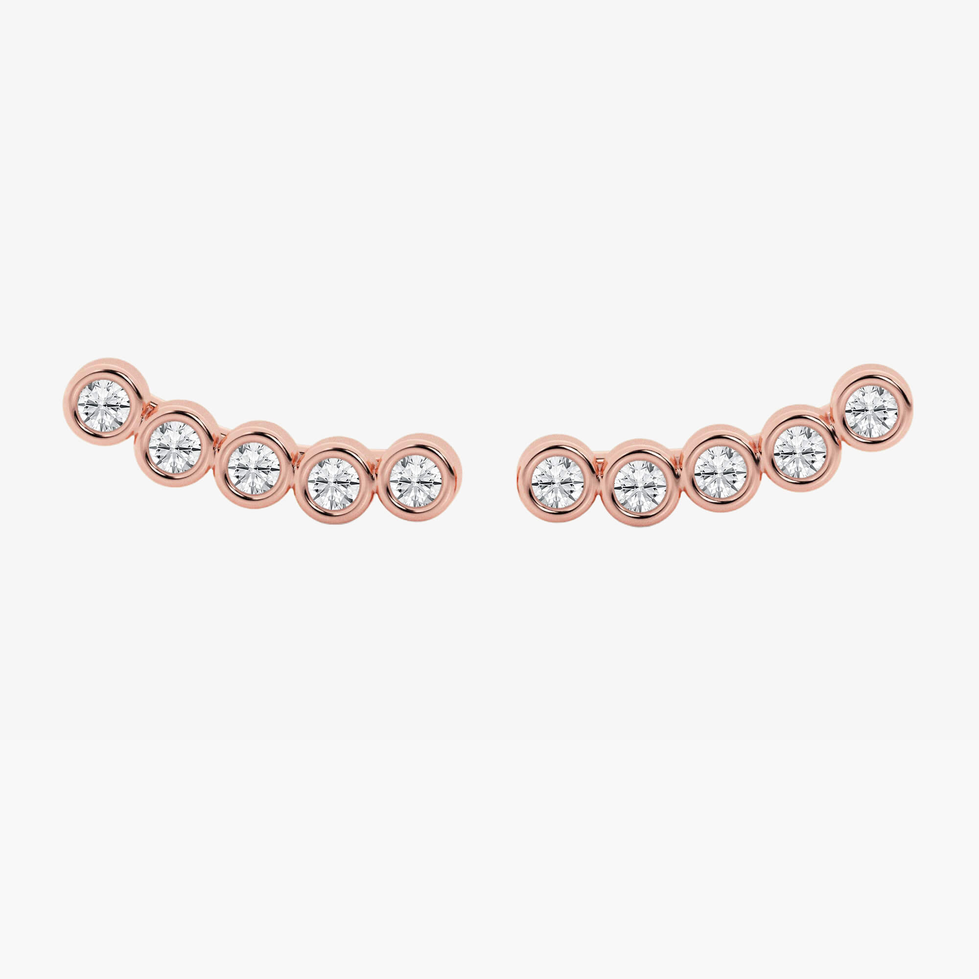 Round Diamond Fashion Earrings