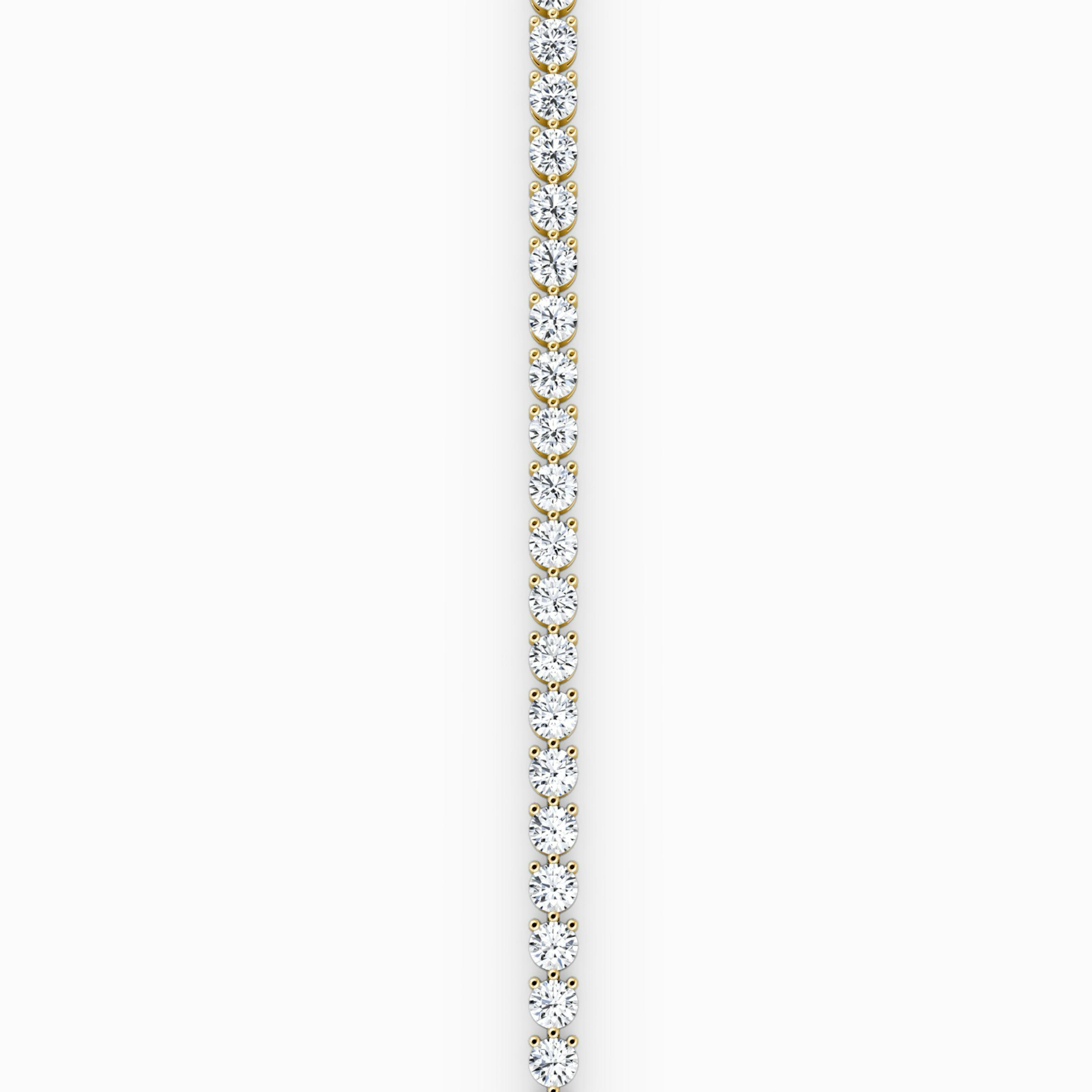 (2.2mm) 3 Prong Diamond Tennis Bracelet - Intou