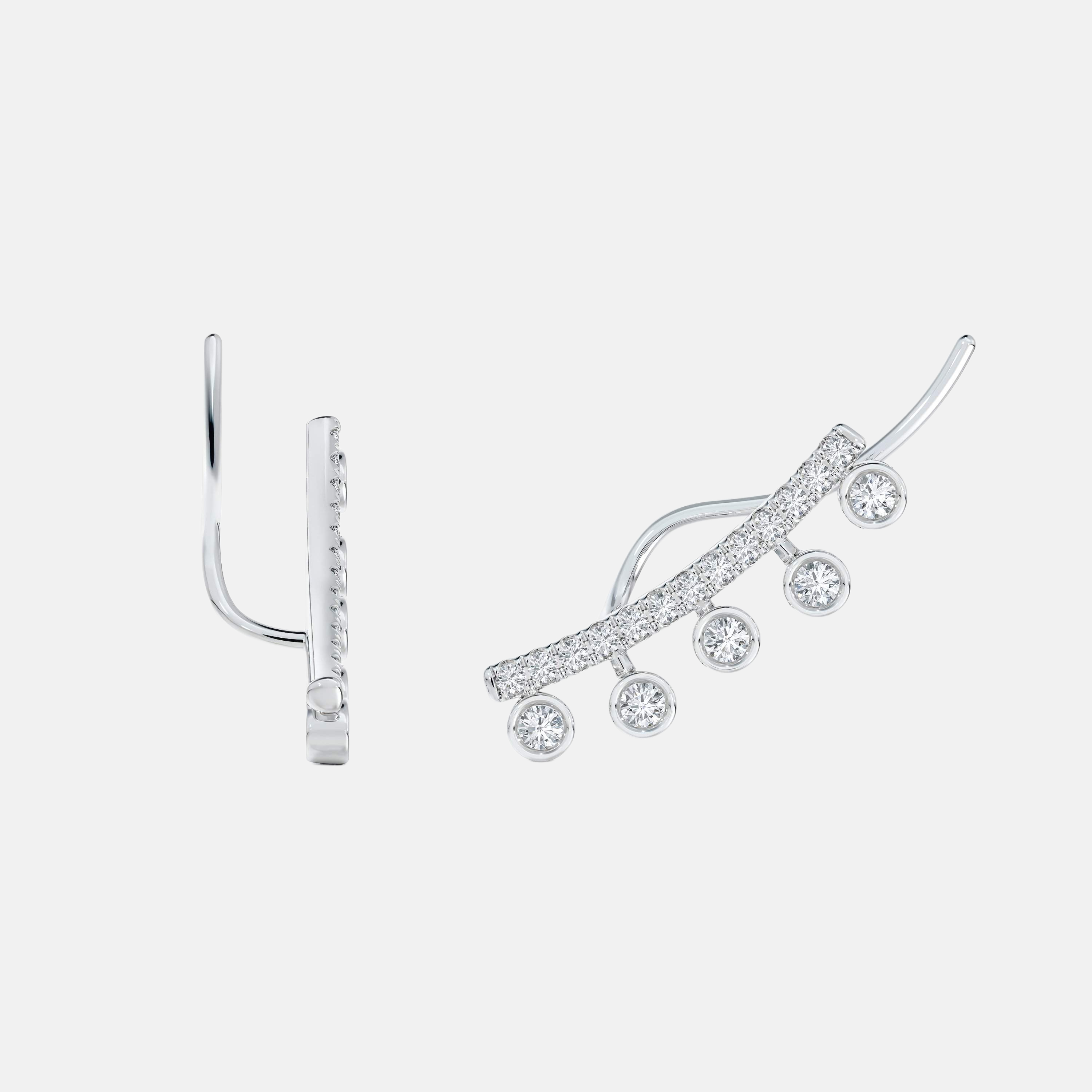 Dewdrop Climber Earrings 