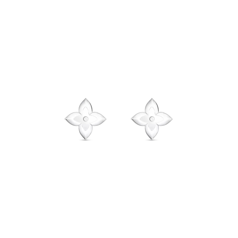 4 Star Cut Diamond Stud Earrings