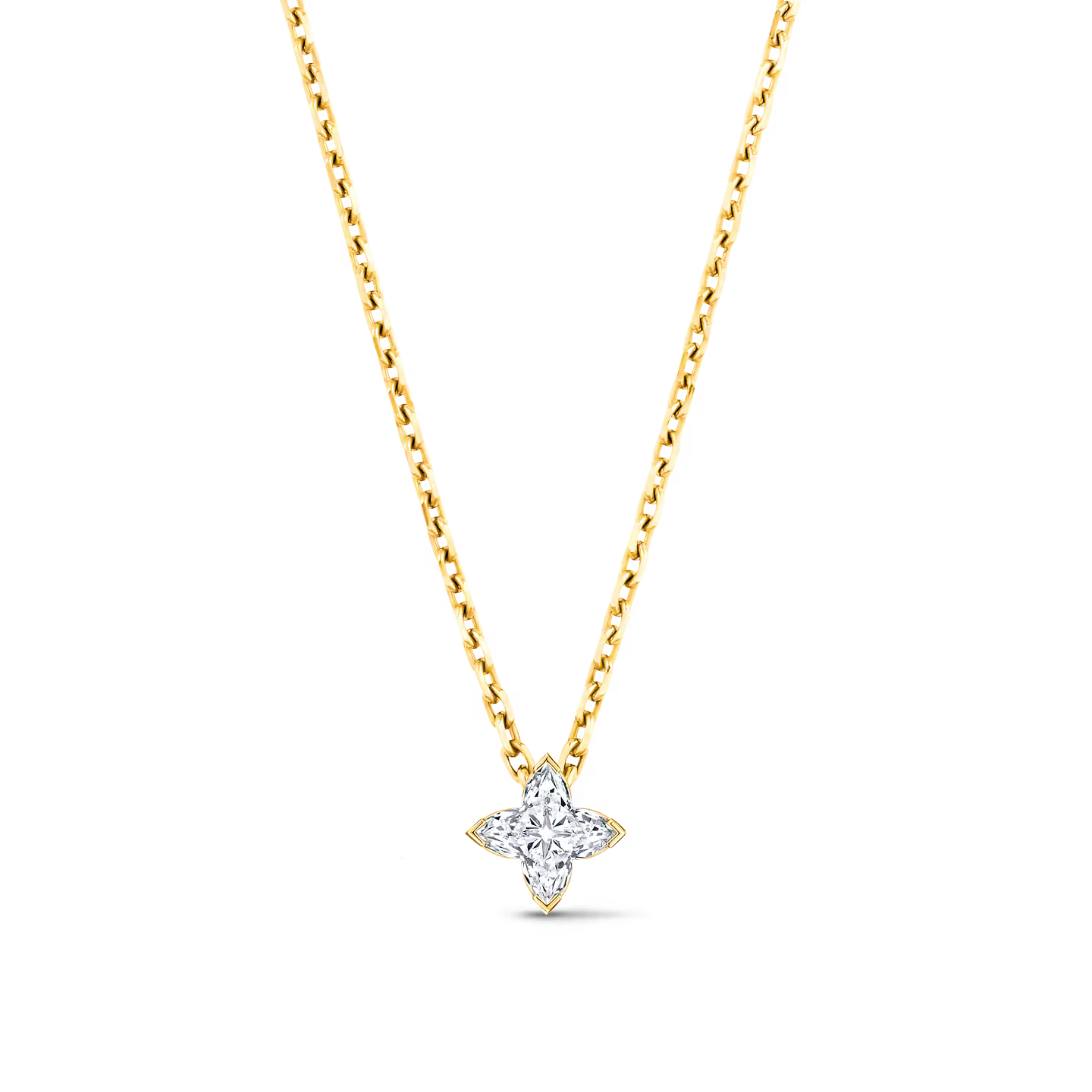 4 Star Cut Diamonds Pendant