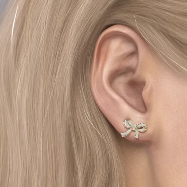 Ribbon Bow Studs