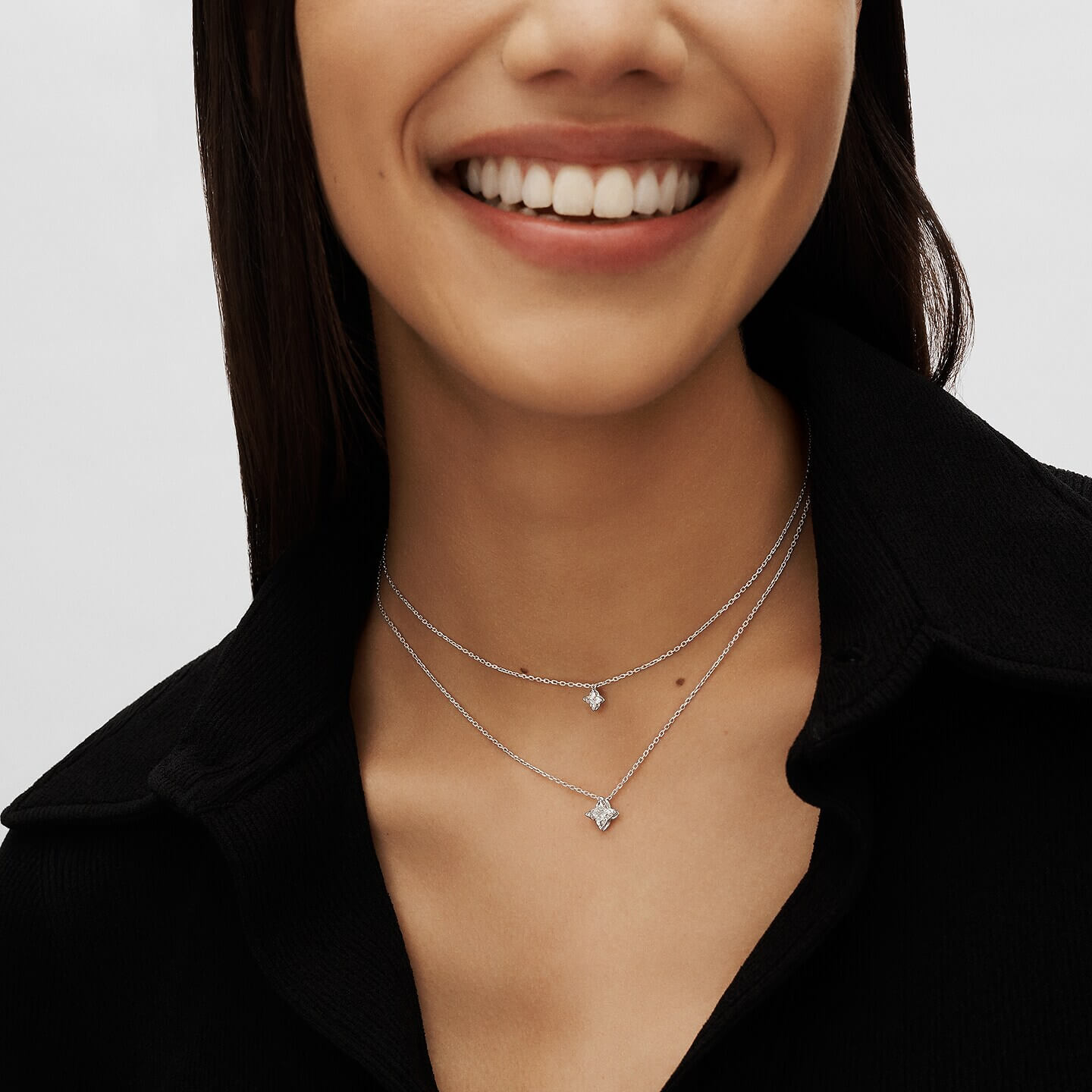 Star Cut Diamonds Pendant