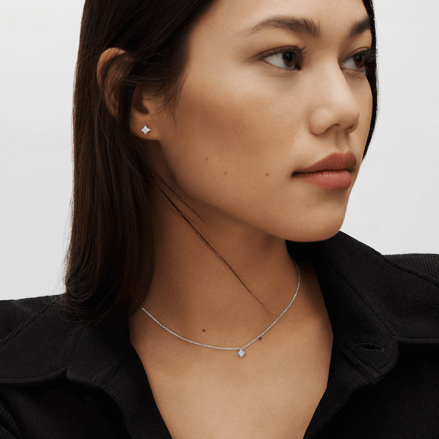 Star Cut Diamonds Pendant