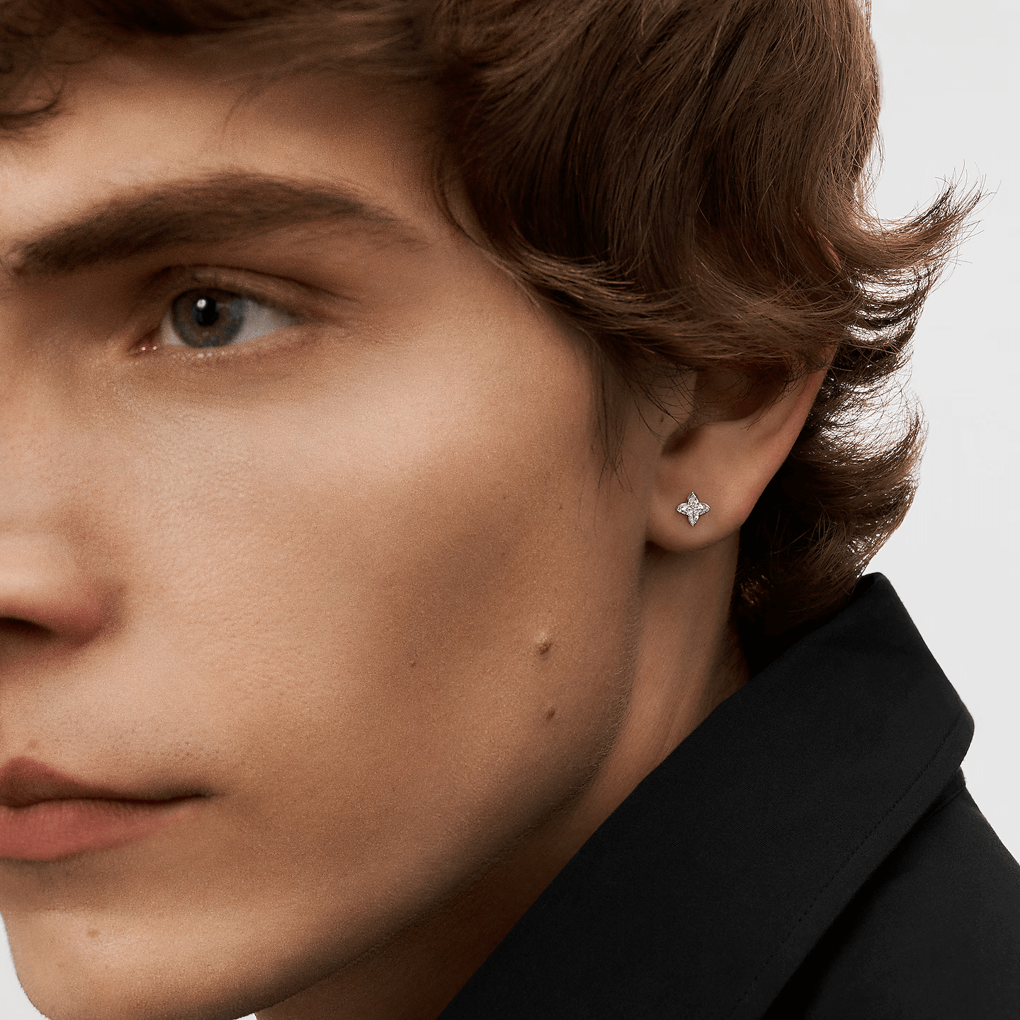 4 Star Cut Diamond Stud Earrings