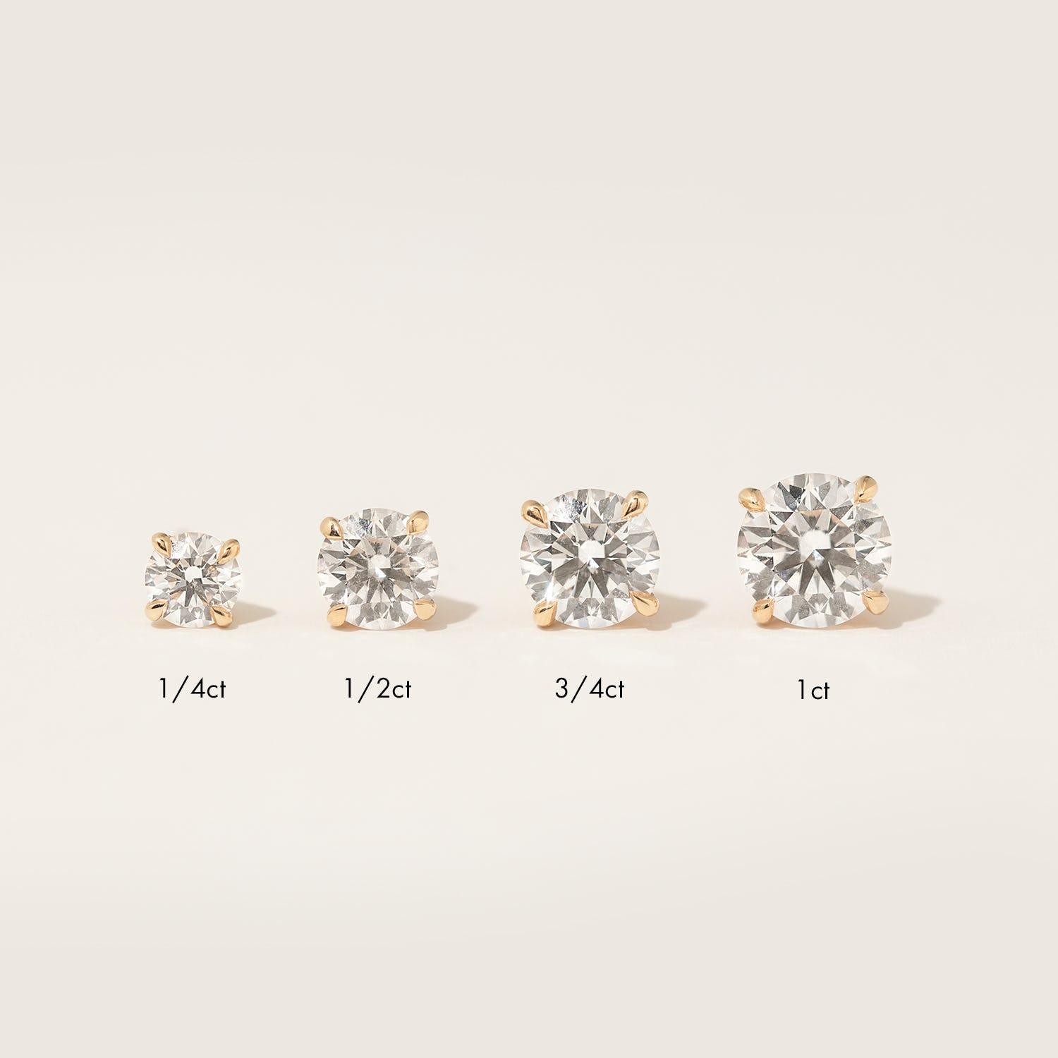 Round Solitaire Stud - Intou