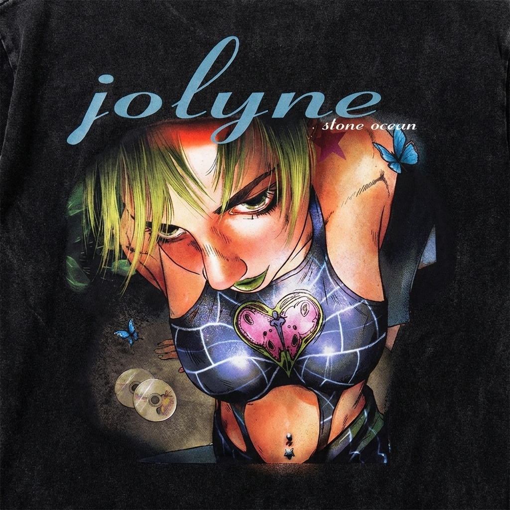 Jojo's Bizarre Adventure Unisex Fit Washed T-Shirt 2511014804