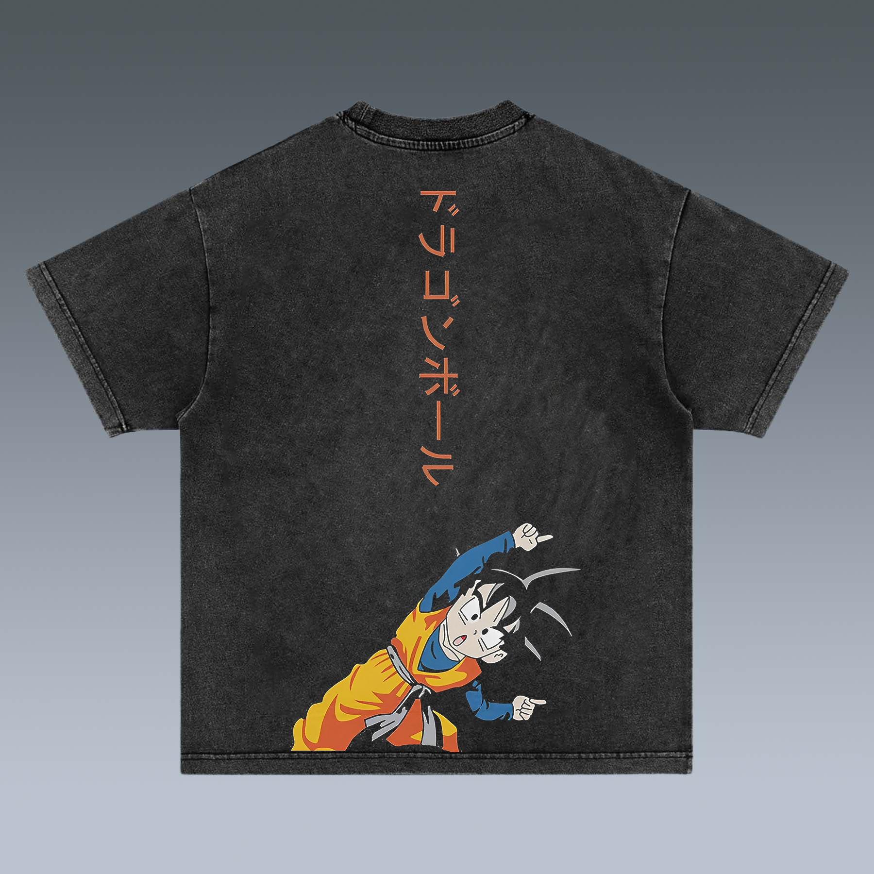Trunks X Goten Fusion Vintage Oversize Washed Tee