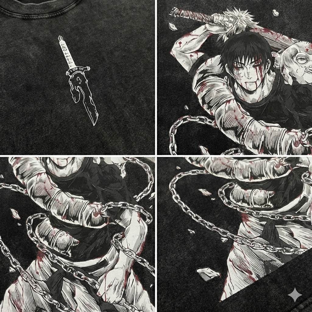 Divine Border 2-Sided Vintage Tee
