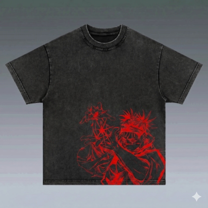 2-SIDED BLOODBOUND VINTAGE OVERSIZE TEE
