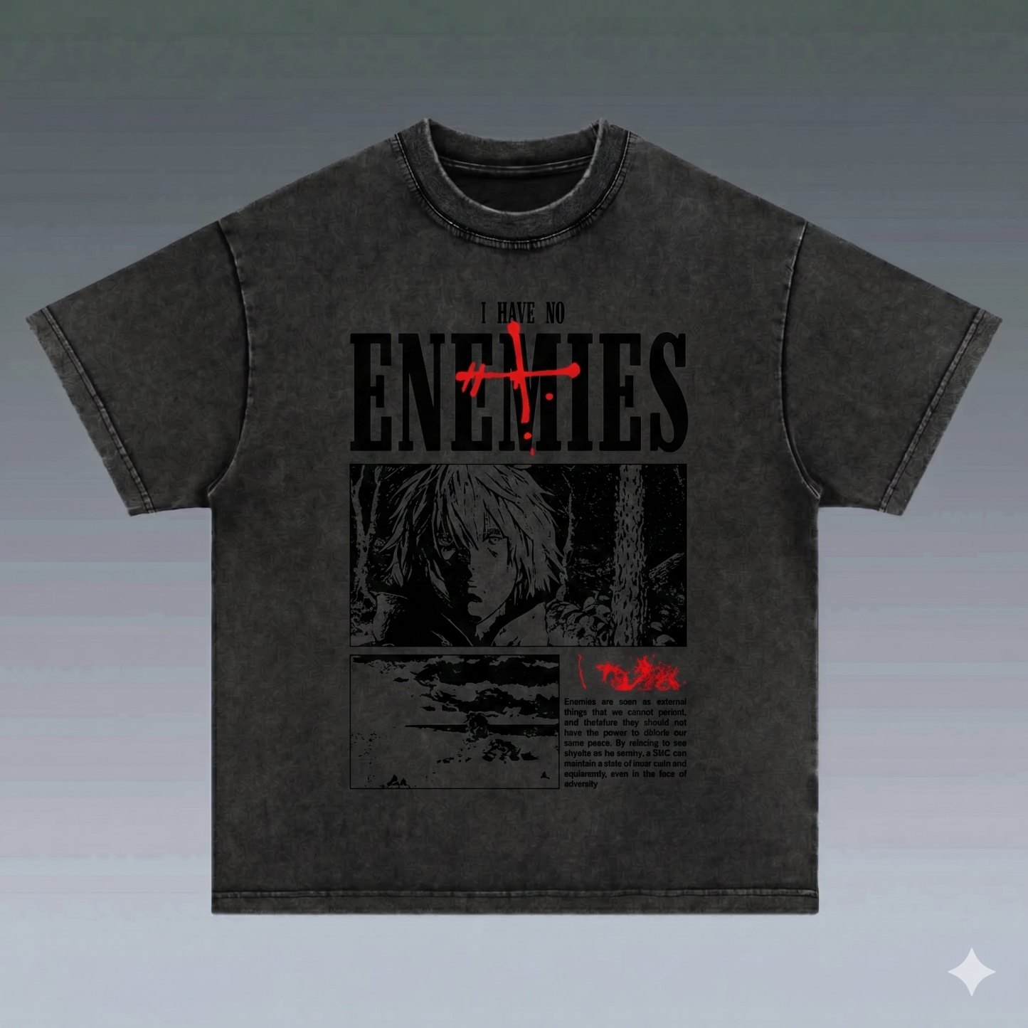 NO ENEMIES Vintage Tee