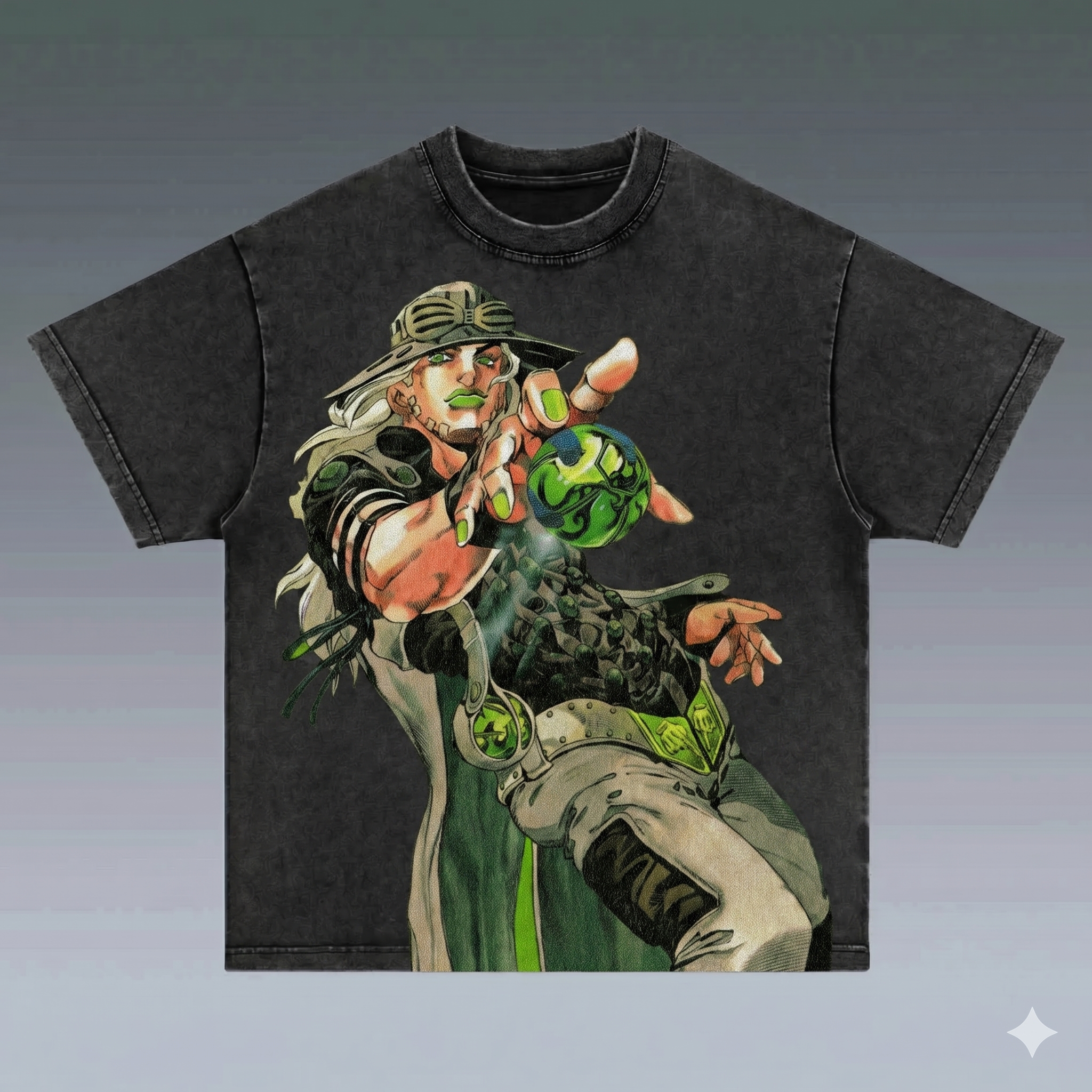 Jojo's Bizarre Adventure Unisex Fit Washed T-Shirt 2603005662