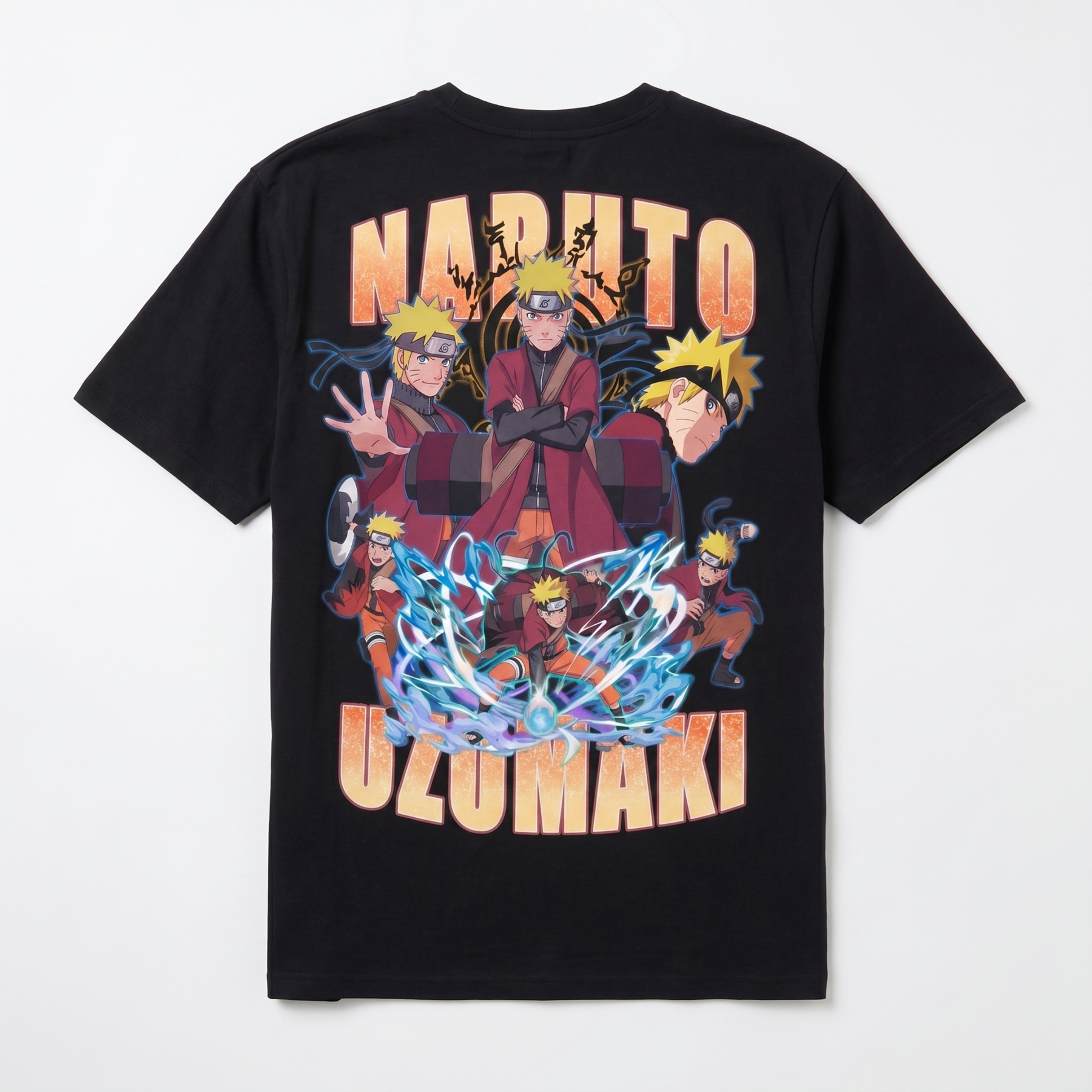 Naruto T-Shirt Black Oversized Graphic Tee