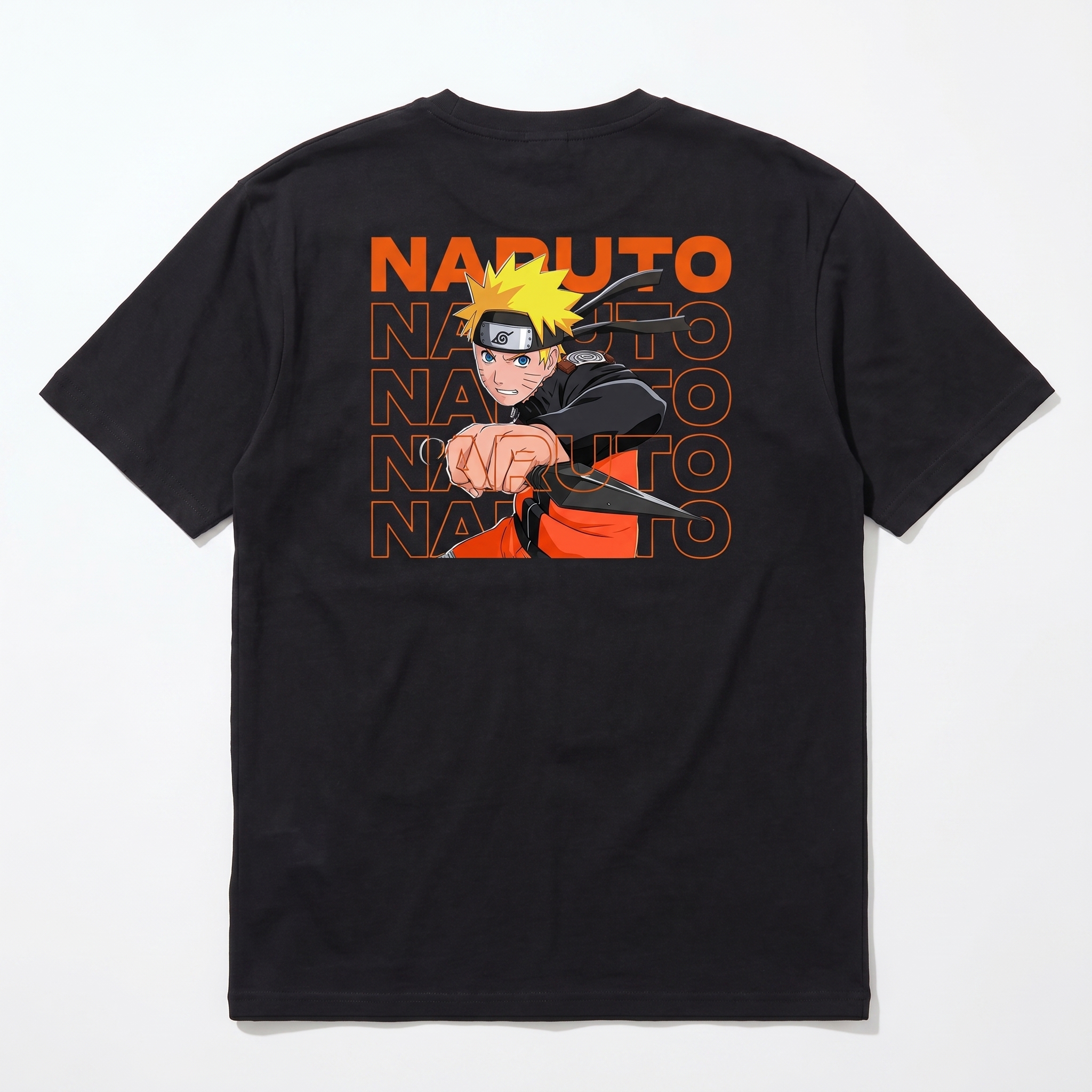 Naruto Uzumaki Black Tee - Naruto Merch