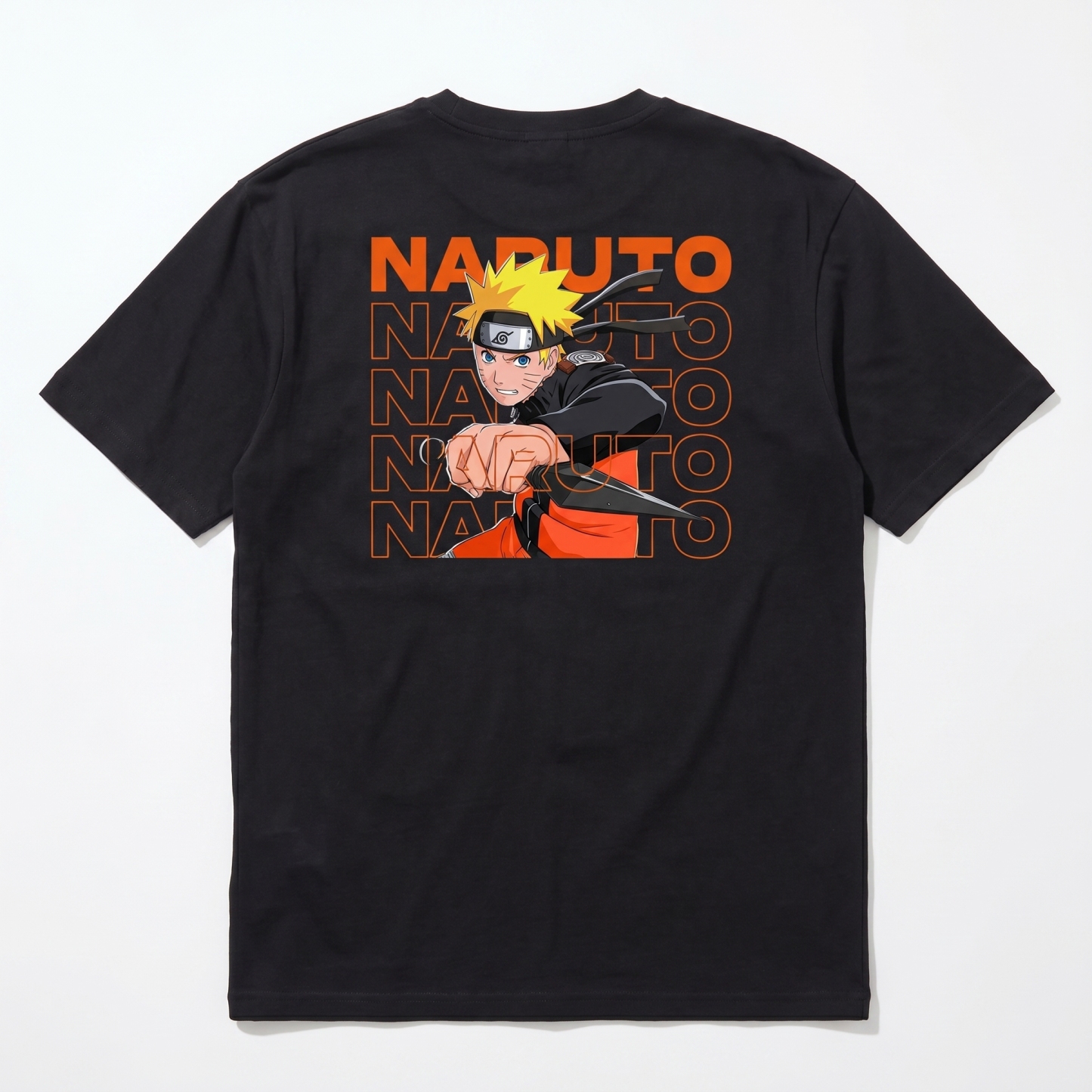 Naruto Uzumaki Black Tee - Naruto Merch