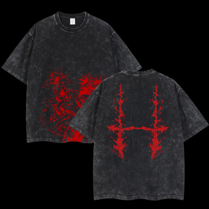 Choso Piercing Blood 2 Sided Vintage Oversize Washed Tee