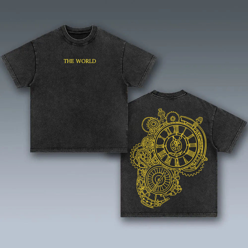 Retro JoJo's Bizarre Adventure Oversize Washed Tee