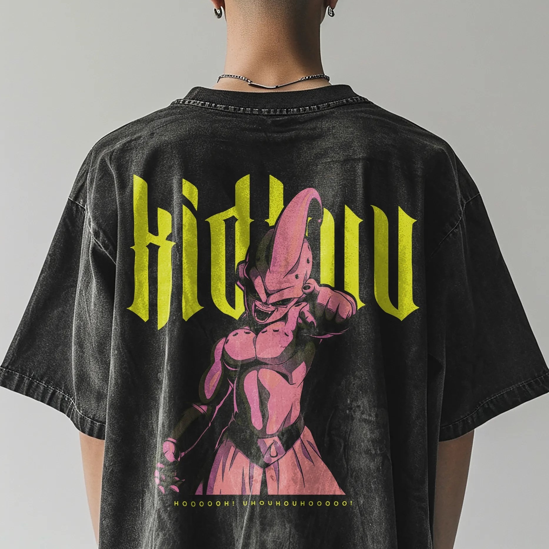 Dragon Ball Super Kid Buu Oversize Washed Tee
