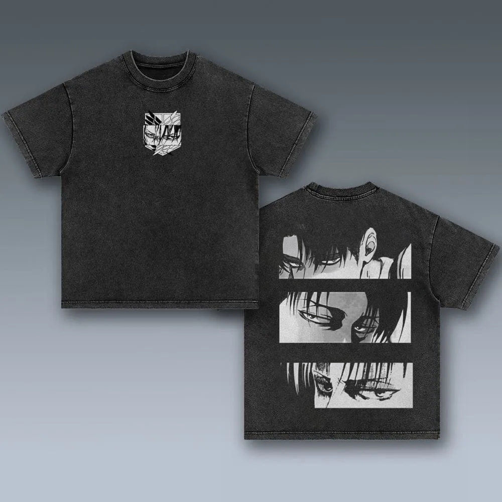 Attack On Titan Oversize Washed Tee