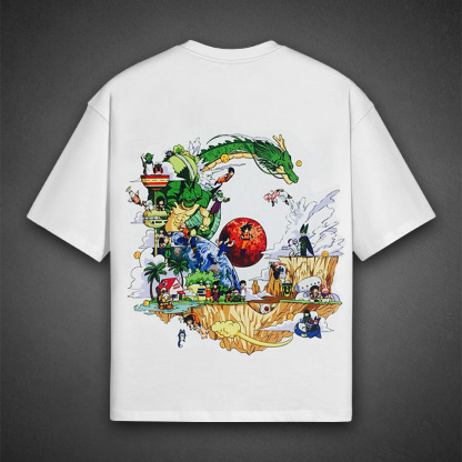 Clean Anime Typography T-Shirt