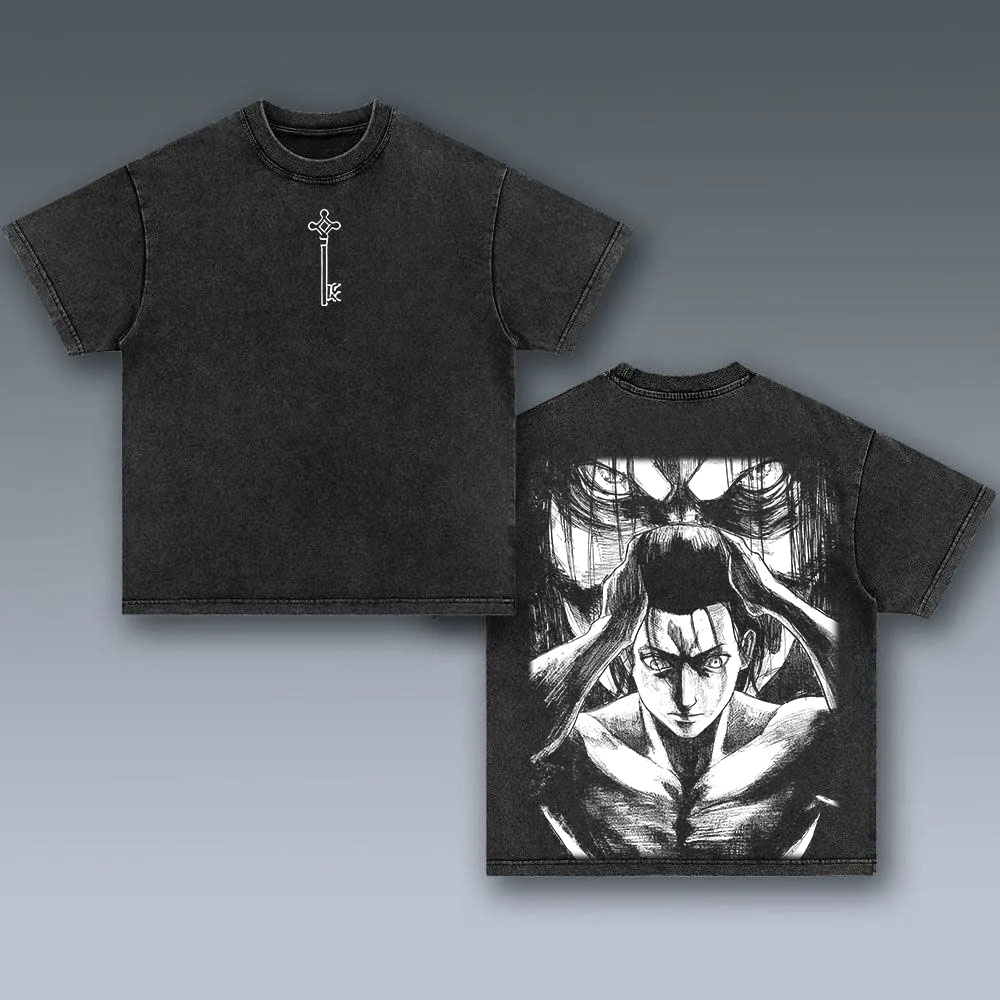 Attack On Titan Anime Oversize Washed Tee