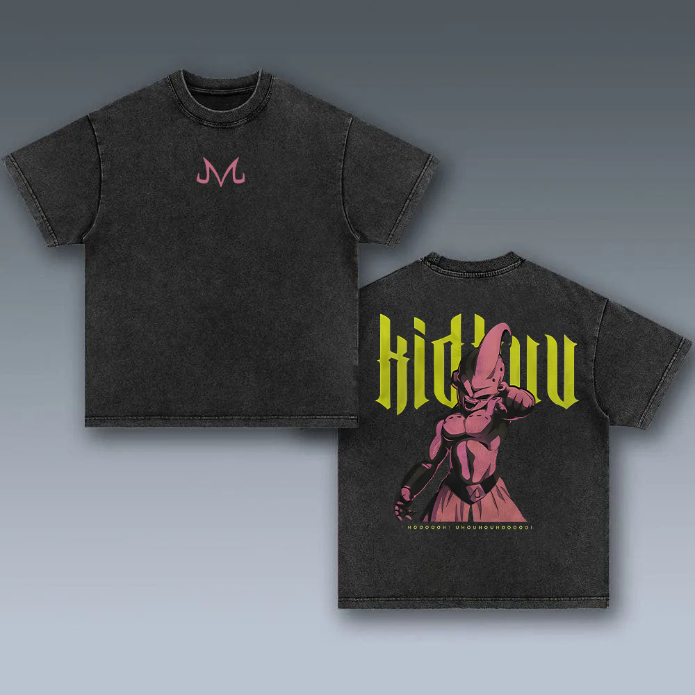 Dragon Ball Super Kid Buu Oversize Washed Tee