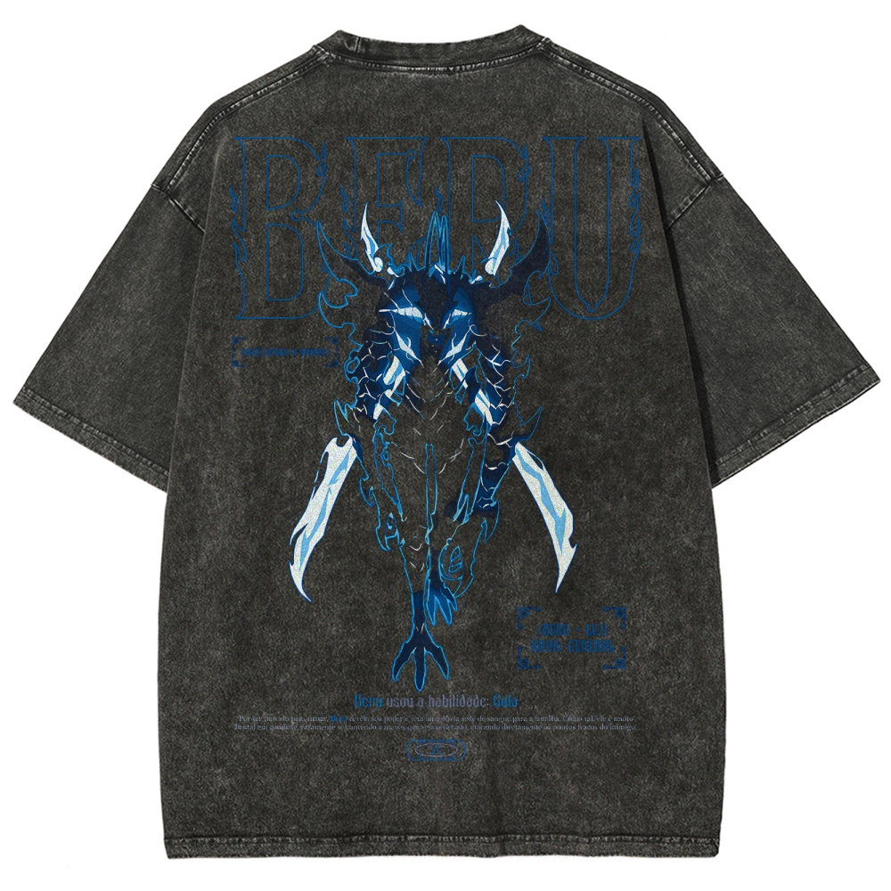 solo leveling Unisex Fit Washed T-Shirt