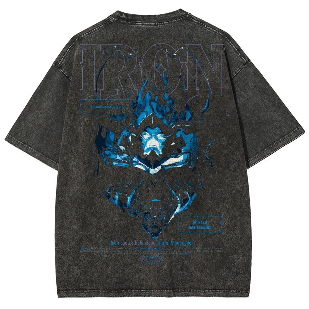 Solo-Leveling Unisex Fit Washed T-Shirt