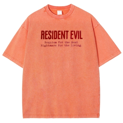 Resident Evil Unisex Fit Washed T-Shirt 2602001090