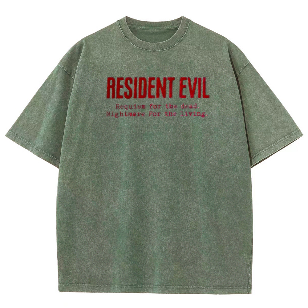 Resident Evil Unisex Fit Washed T-Shirt 2602001090