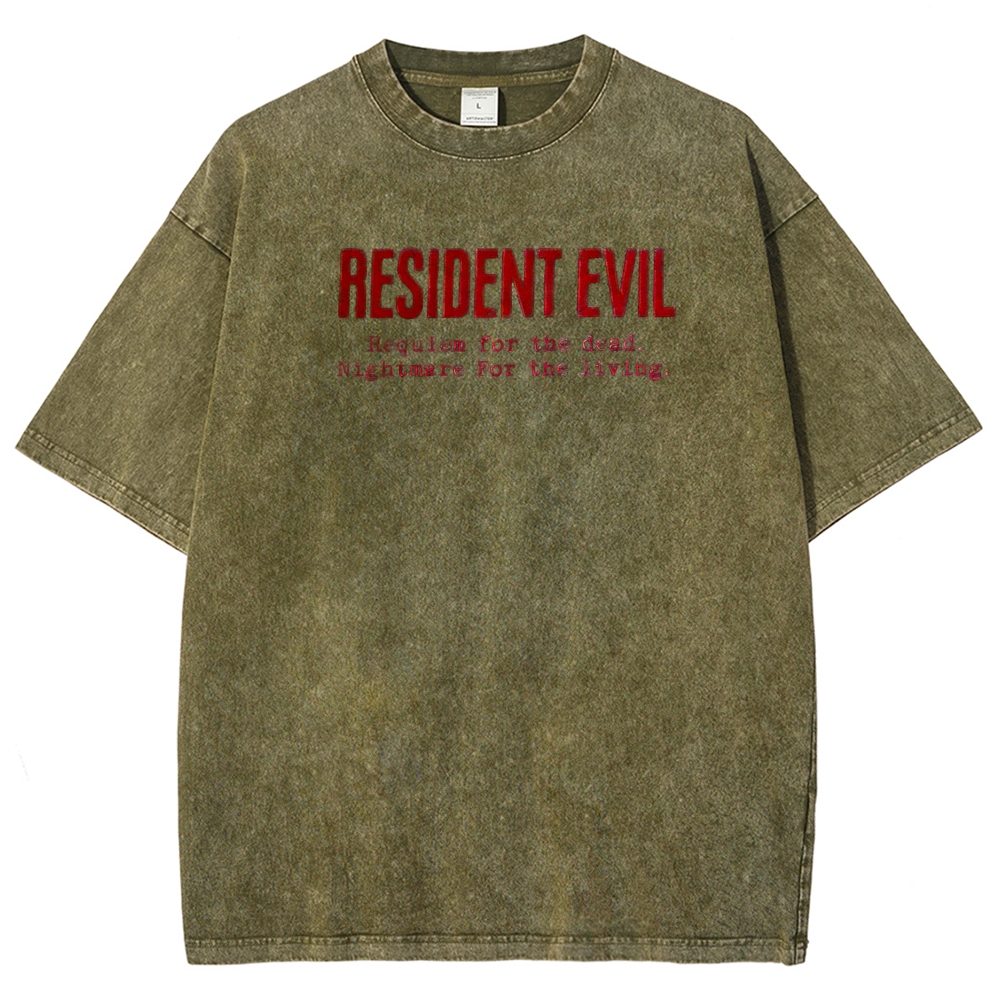 Resident Evil Unisex Fit Washed T-Shirt 2602001090