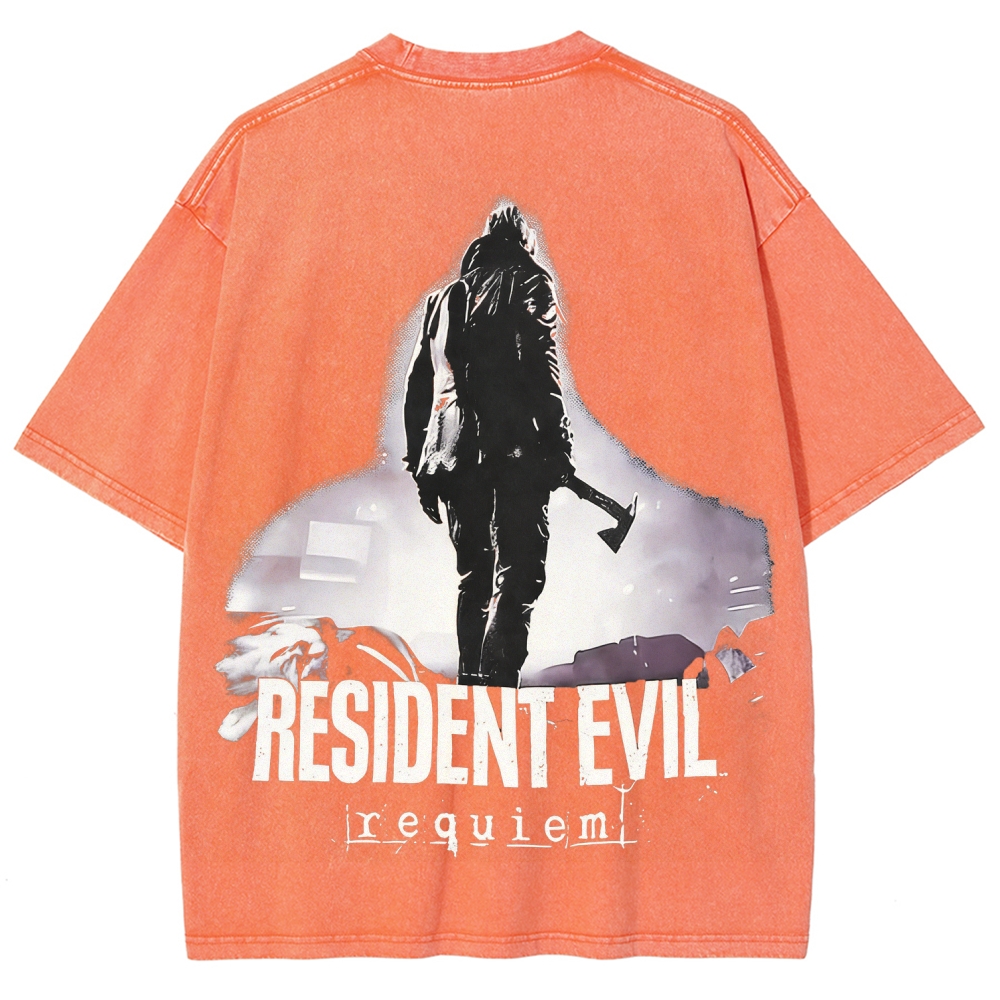 Resident Evil Unisex Fit Washed T-Shirt 2602008239
