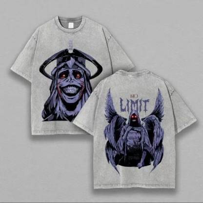 Solo Leveling Printed Men's Washed T-Shirt