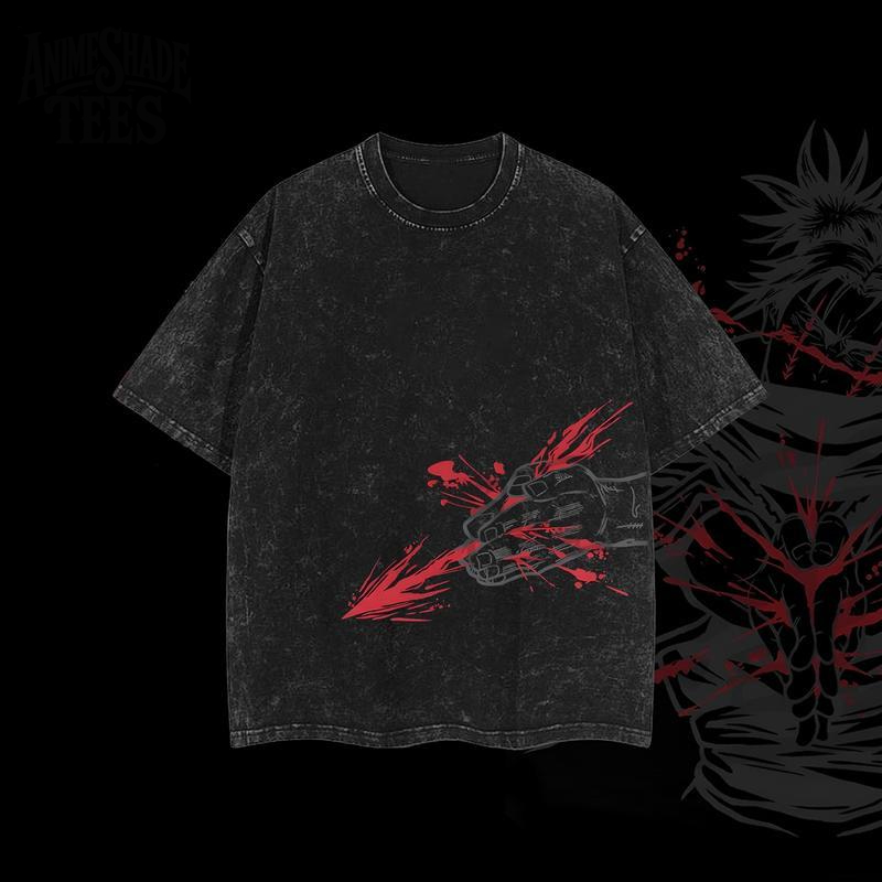 Choso Kamo Shirt – JJK Merch Clothing Washed Cotton T-Shirt.