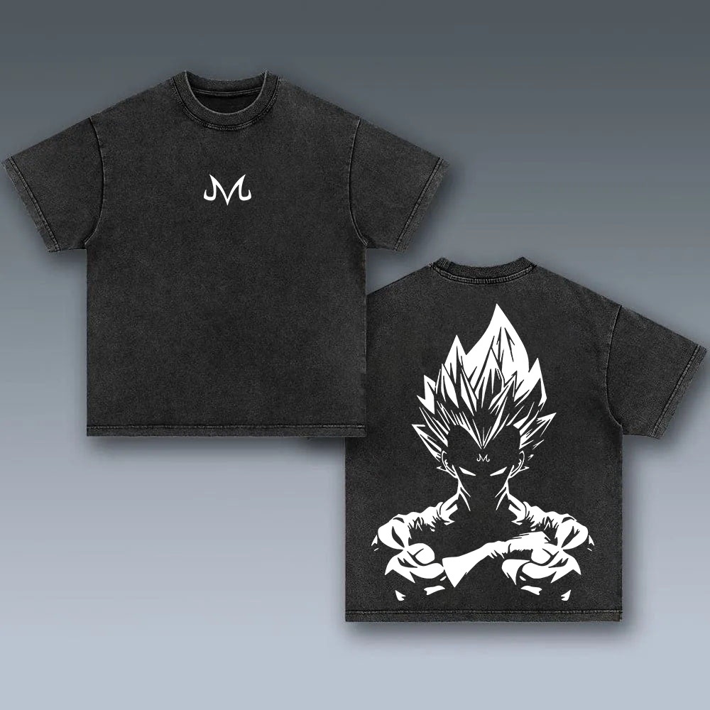 Retro Limited Vegeta Dragon Ball Oversize Washed Tee