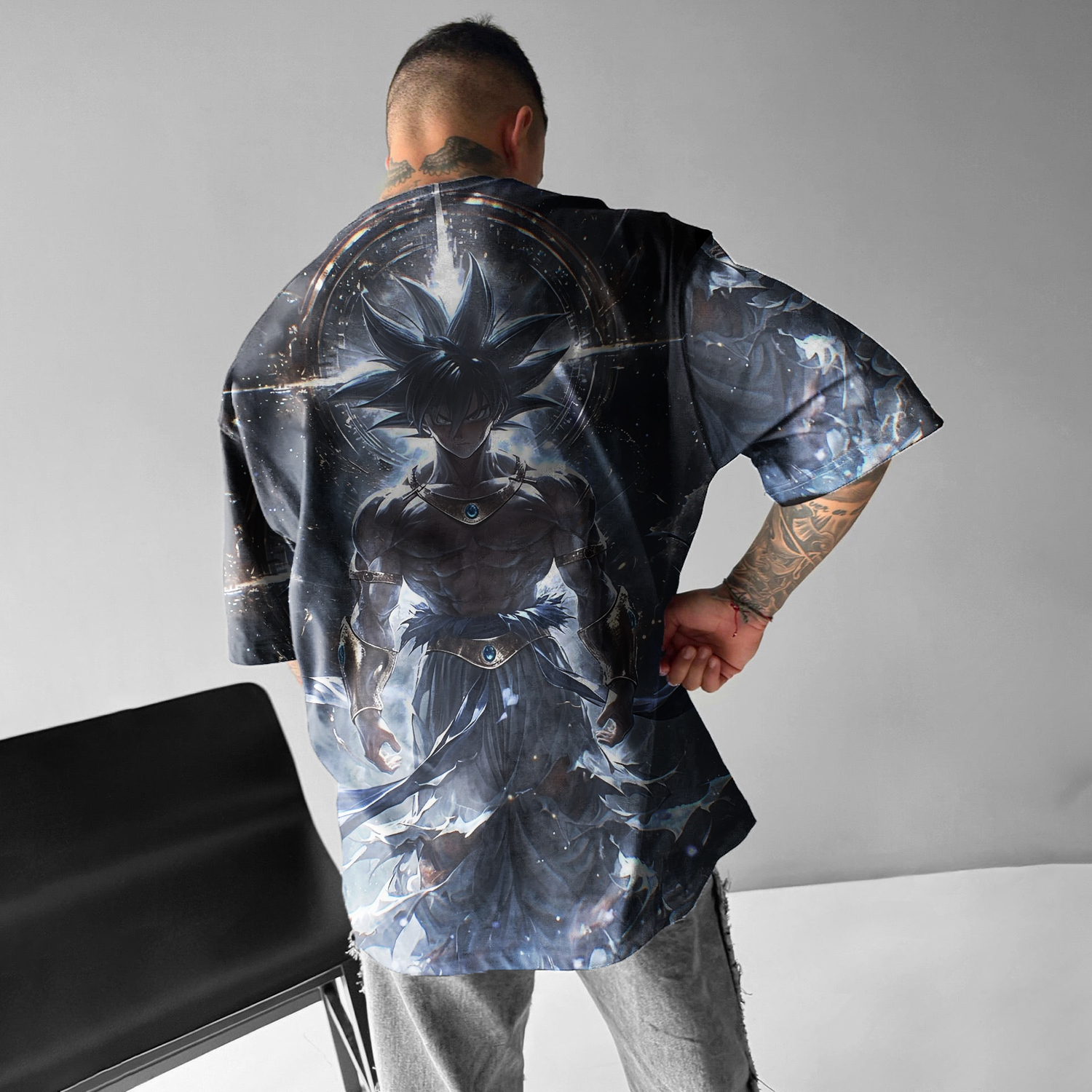 Anime 【Dragon Ball】 Character Collection "Son Goku" Pattern Printed T-shirt
