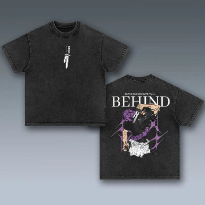 Anime 【Jujutsu Kaisen】 Character Series "Fushiguro Toji" Graphic Print Washed T-shirt