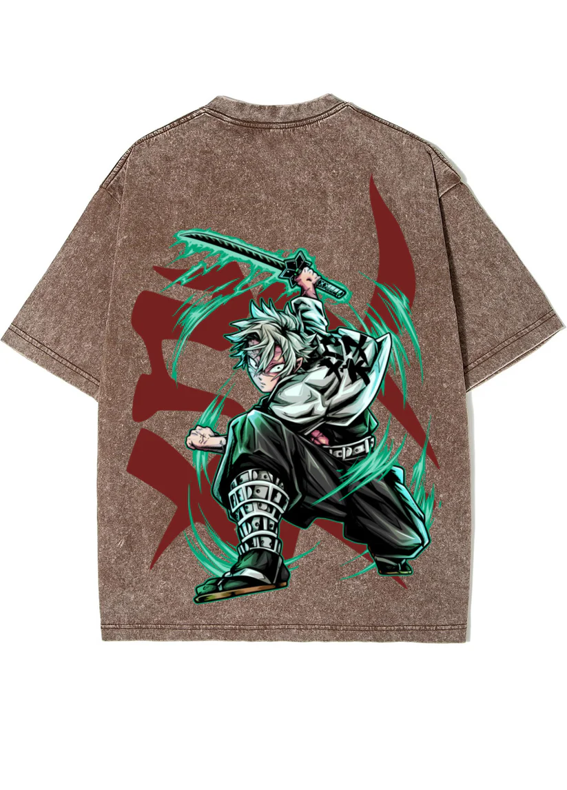 Sanemi Shinazugawa  Washed Tee