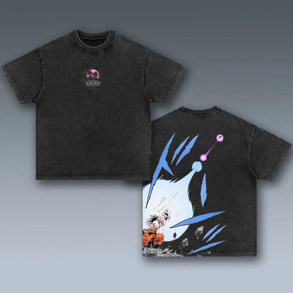 Goku Vegeta Oversize Washed Tee