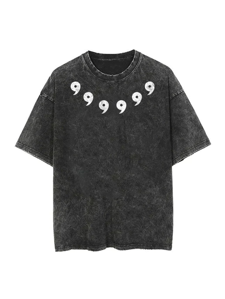 Six Pathes Vintage Oversize Washed Tee