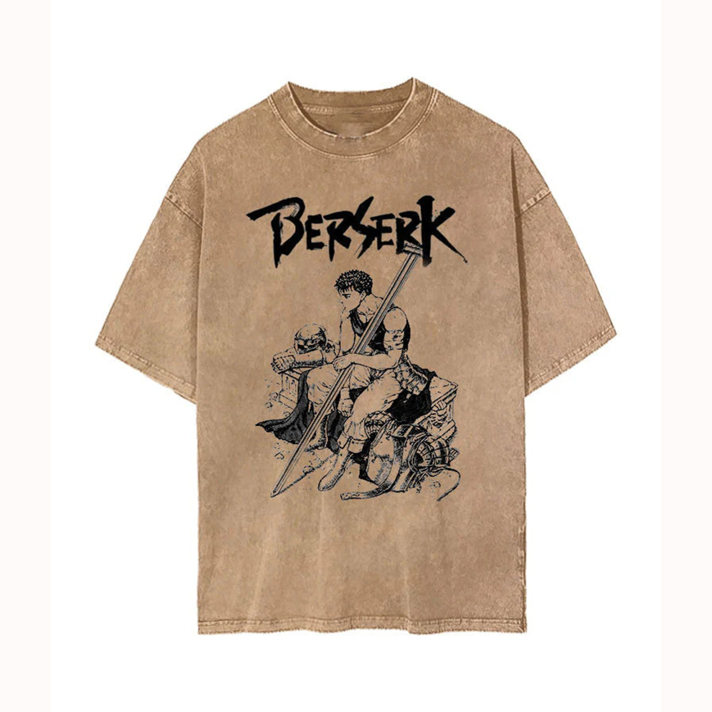 Berserk Guts Vintage Oversize Washed Tee