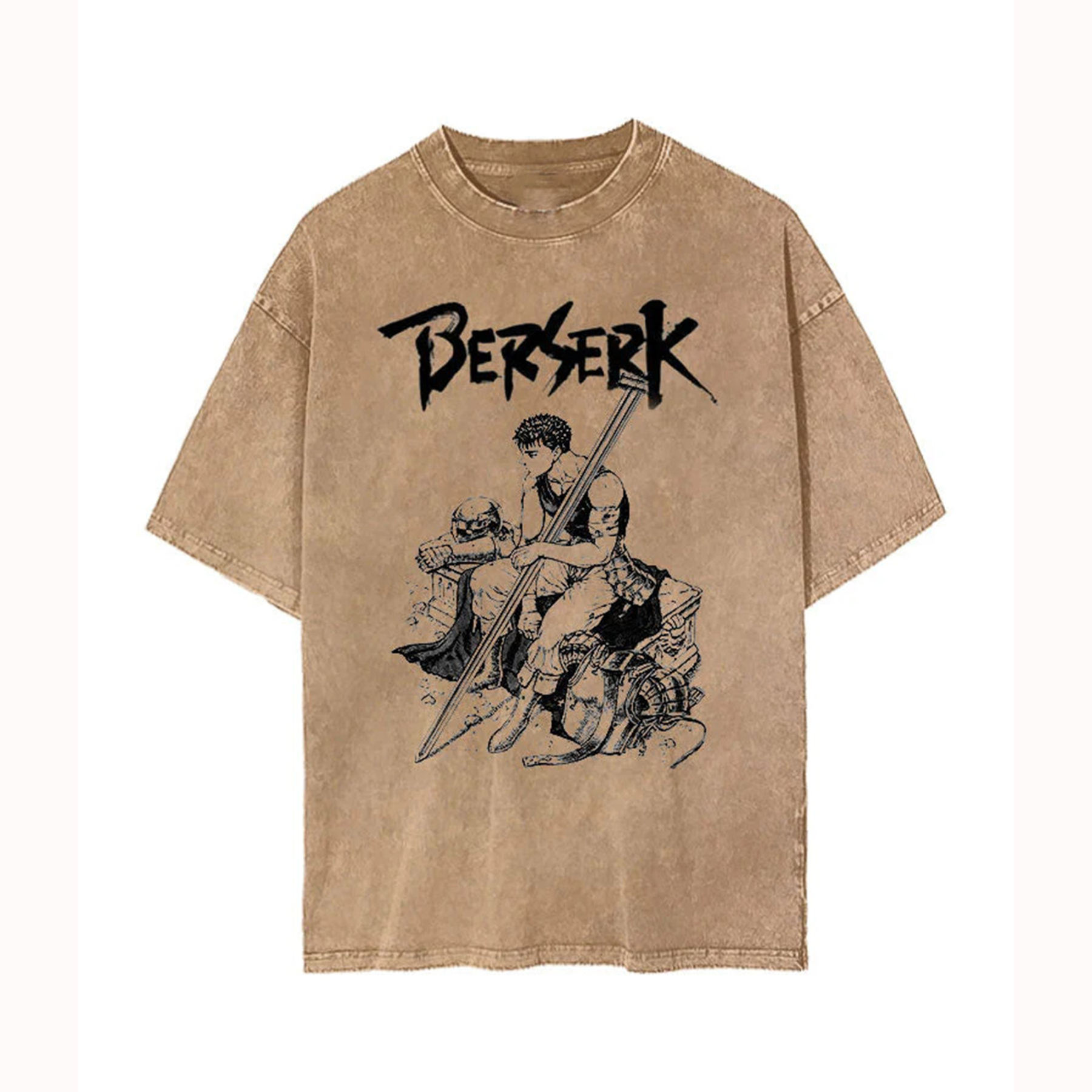 Berserk Guts Vintage Oversize Washed Tee