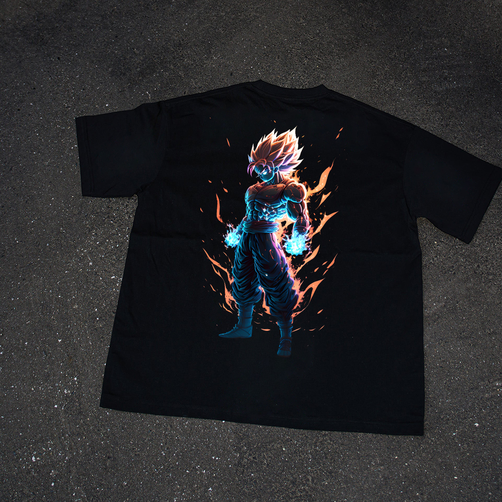 special "Son Goku" Pattern Printed T-shirt