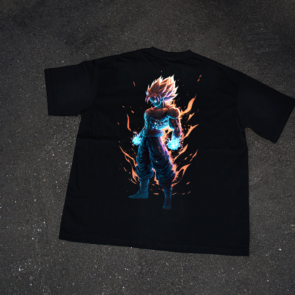 special "Son Goku" Pattern Printed T-shirt
