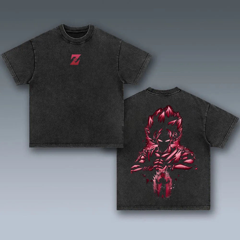 Dragon Ball Z Super Saiyan Son Goku Oversize Washed Tee