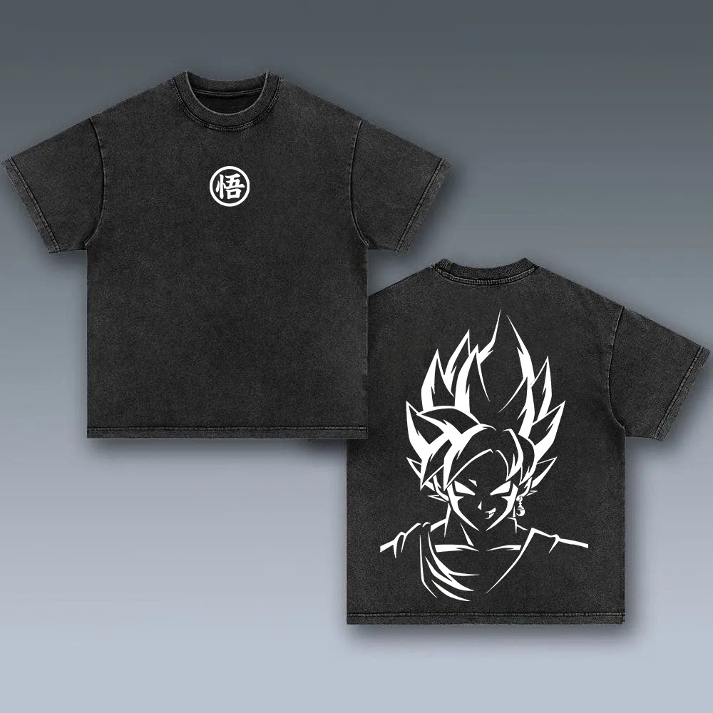 Dragon Ball Super Saiyan Oversize Washed Tee