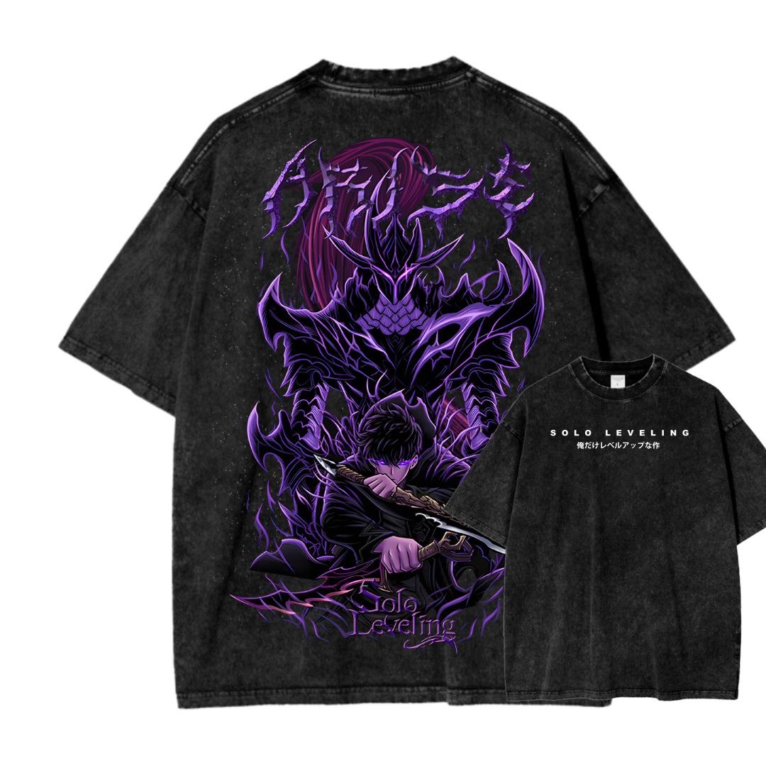 Solo leveling Unisex Fit Washed T-Shirt